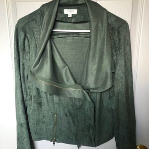 Umgee Olive (Army) Green Suede Jacket